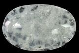 Polished Quartz Crystal Cluster - Artigas, Uruguay #143249-1